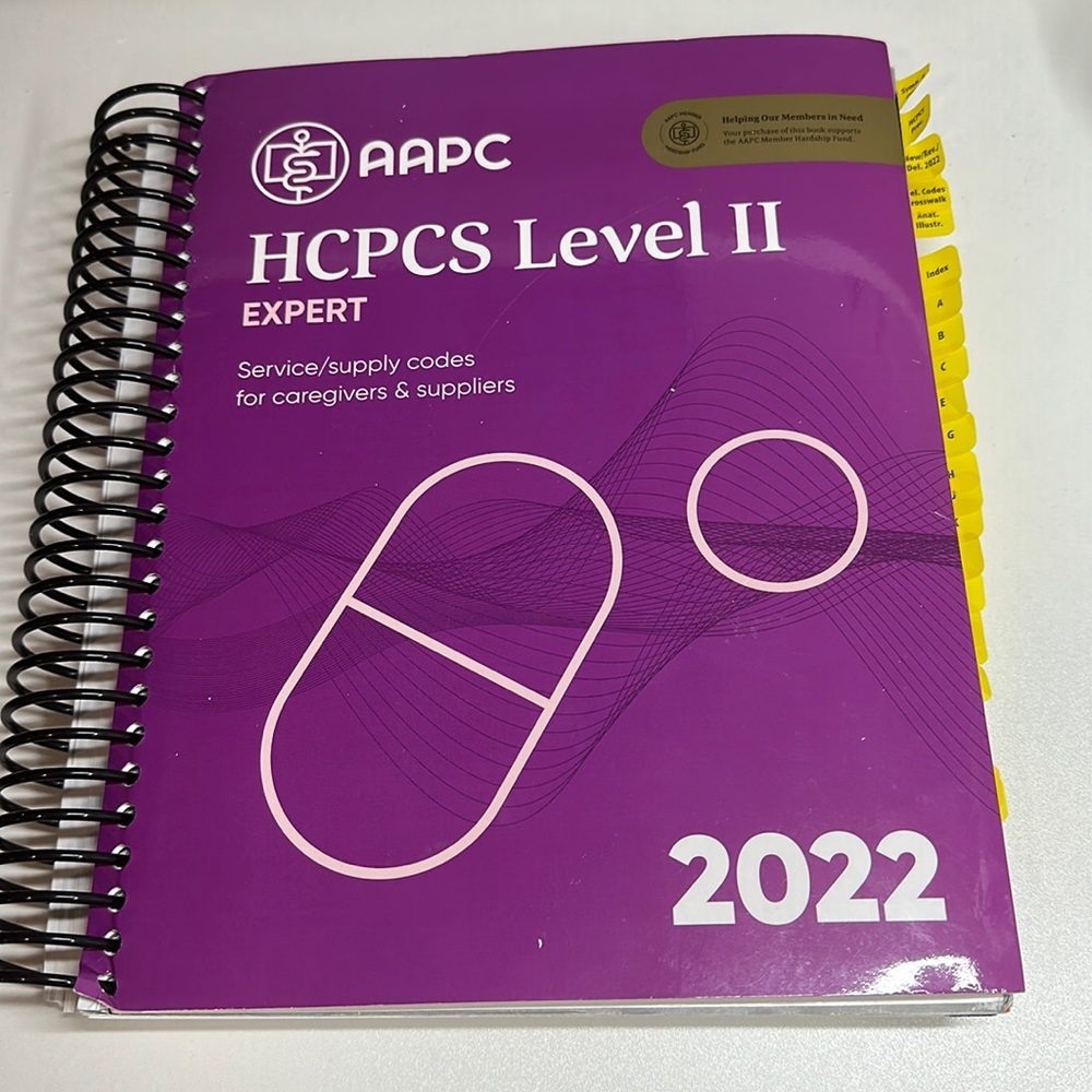 hcpcs level II 2022 coding book